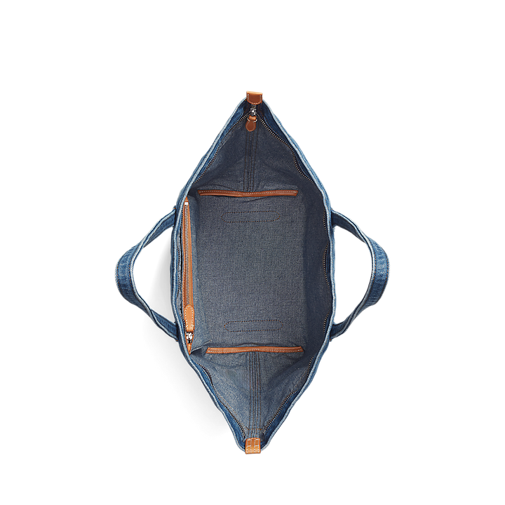 PRL Big Pony Denim Medium Bellport Tote/Torba 428960626001