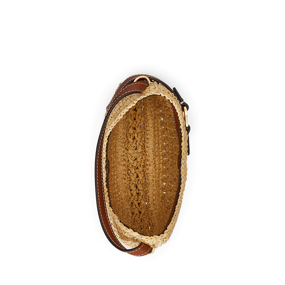 LRL Small Woven Straw Tasha Crossbody Bag/Torba 431982191001