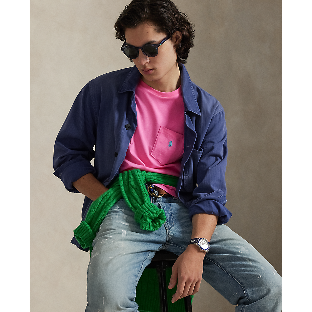PRL Custom Slim Fit Jersey Crewneck T-Shirt/Majica 710671438511