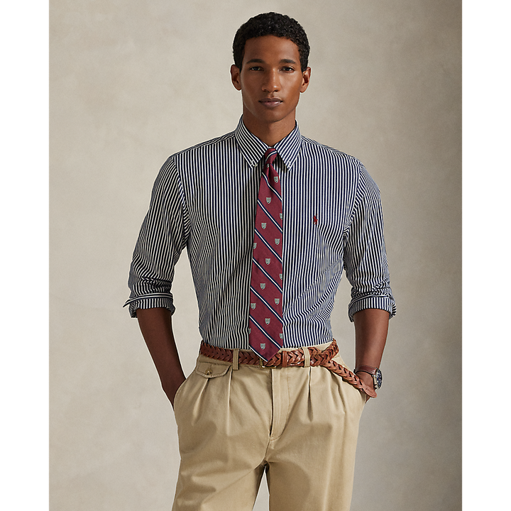 PRLSlim Fit Striped Stretch Poplin Shirt/Košulja 710929344025