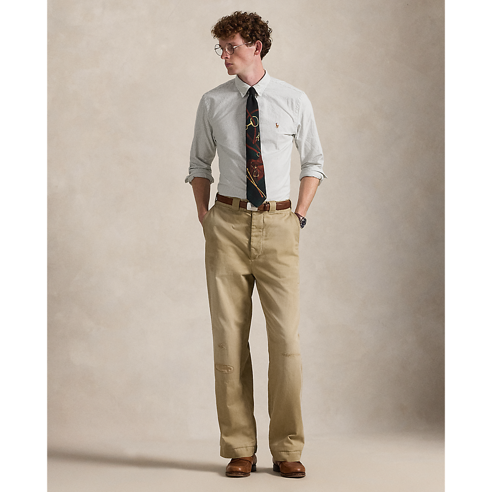 PRL Slim Fit Striped Oxford Shirt/Košulja 710953710008