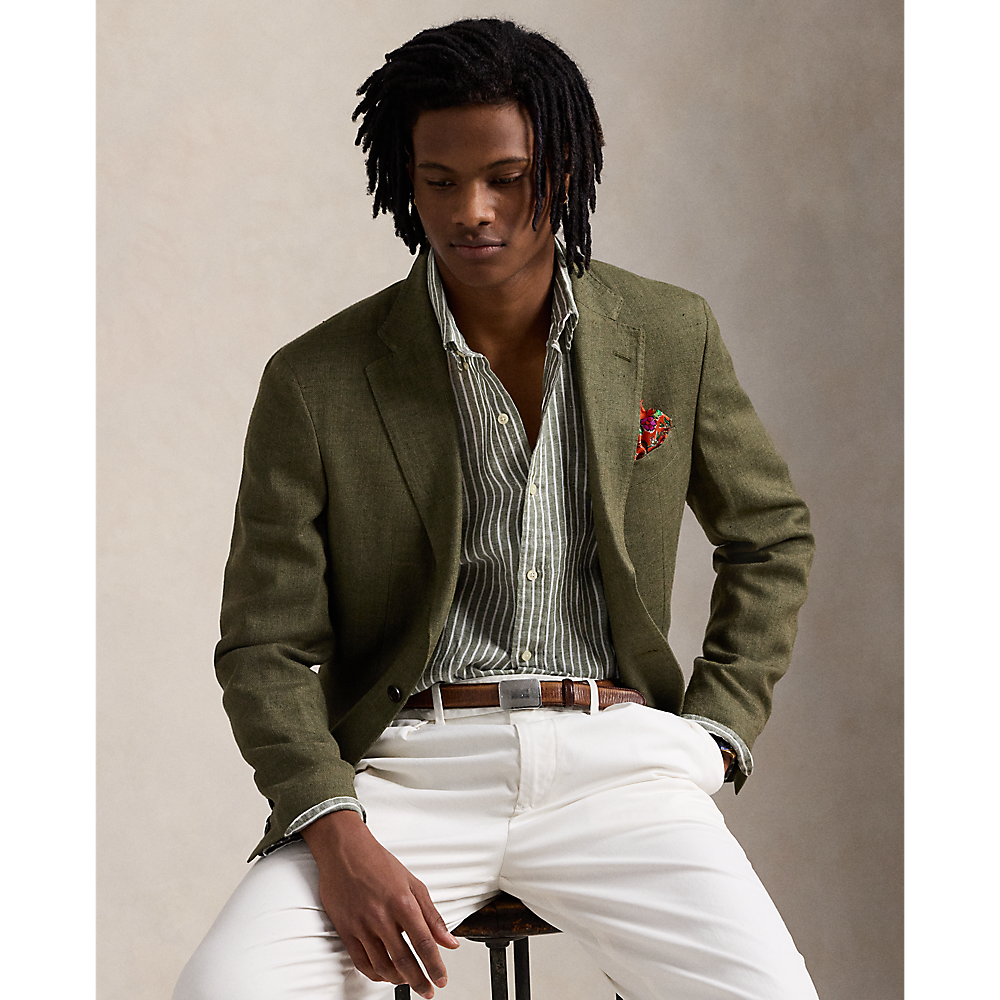 PRL Custom Fit Striped Linen Shirt/Košulja 710961264002