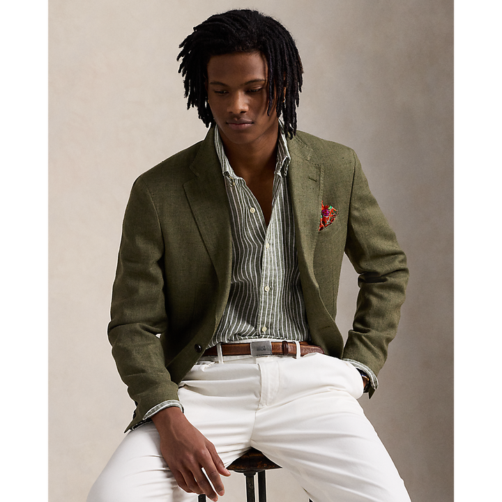 PRL Custom Fit Striped Linen Shirt/Košulja 710961264002
