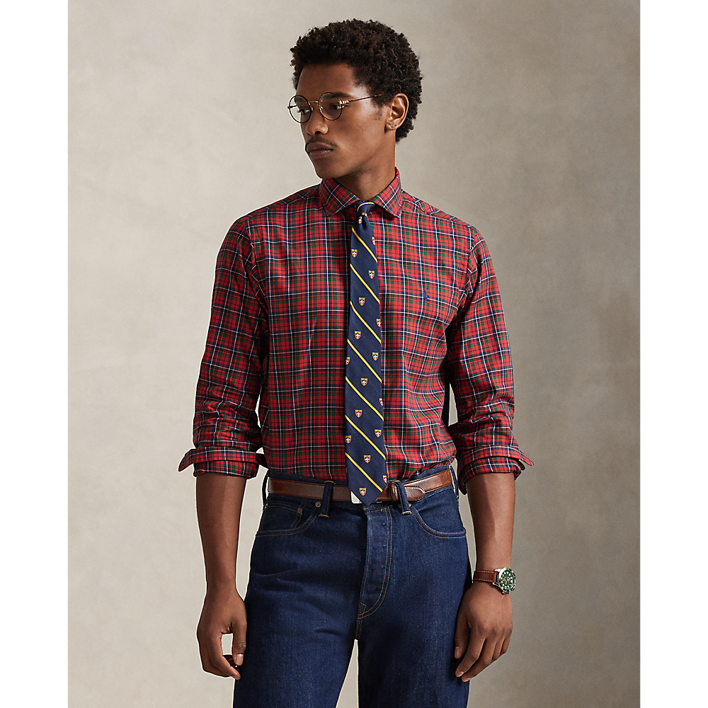 PRL  Custom Fit Plaid Twill Shirt/Košulja 710P01445001