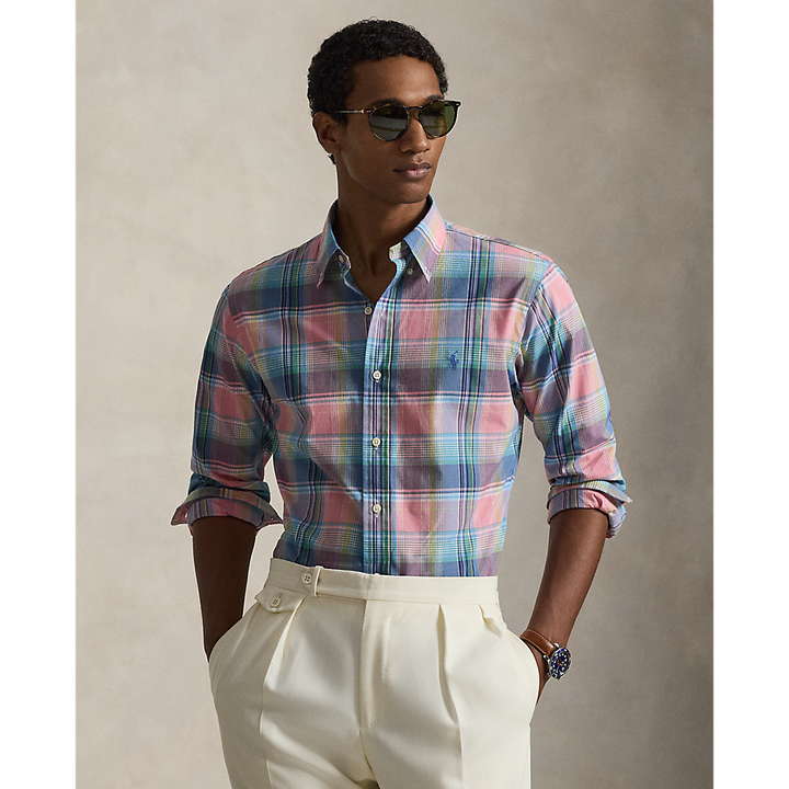 PRL Custom Fit Plaid Poplin Shirt/Košulja 710P06020006