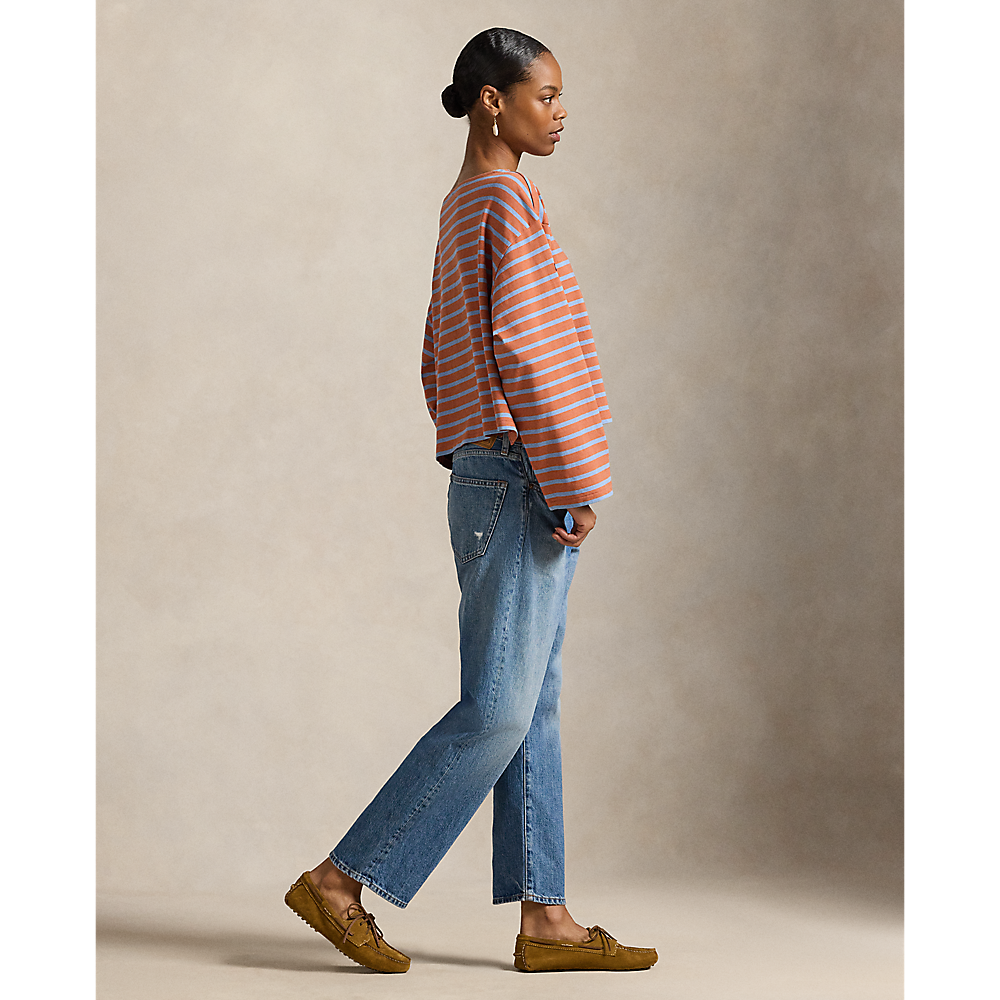 PRL Striped Boatneck Mariner Tee/Majica 211959103501