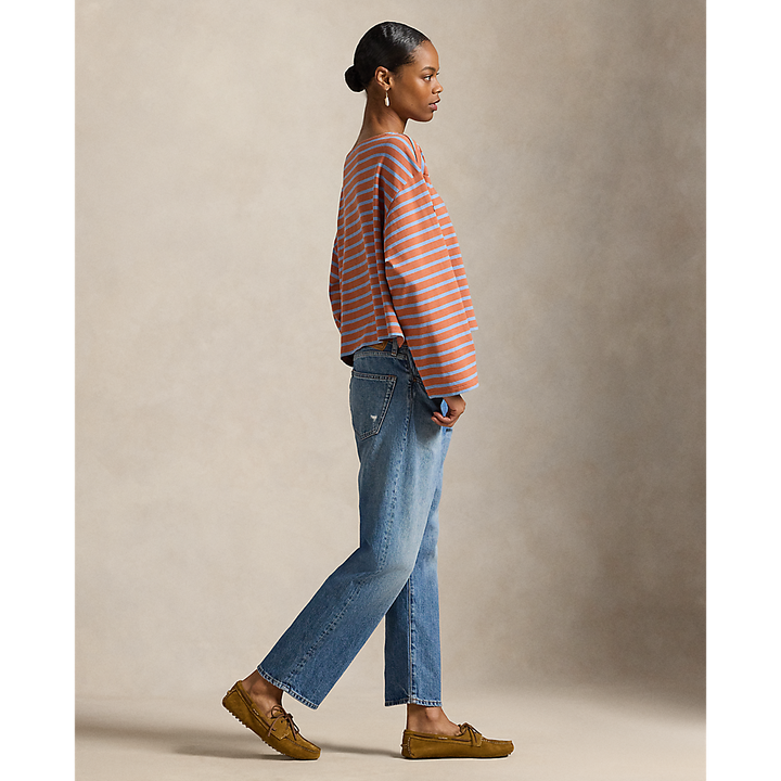 PRL Striped Boatneck Mariner Tee/Majica 211959103501