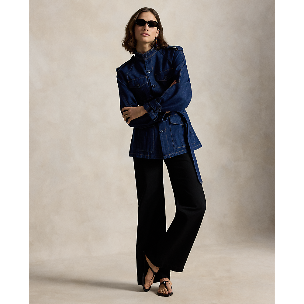 PRL Belted Denim Utility Jacket/Jakna 211A96316001