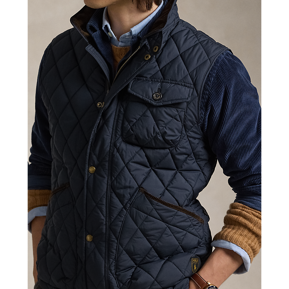 PRL The Beaton Quilted Utility Gilet/Prsluk 710940375001