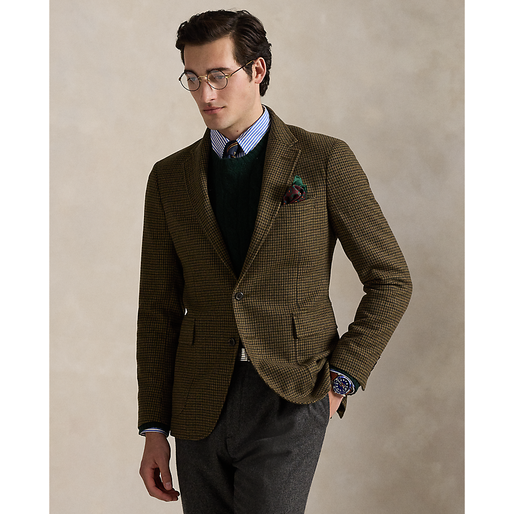 PRL Polo Modern Plaid Wool-Blend Sport Coat/ Sako 715980008001