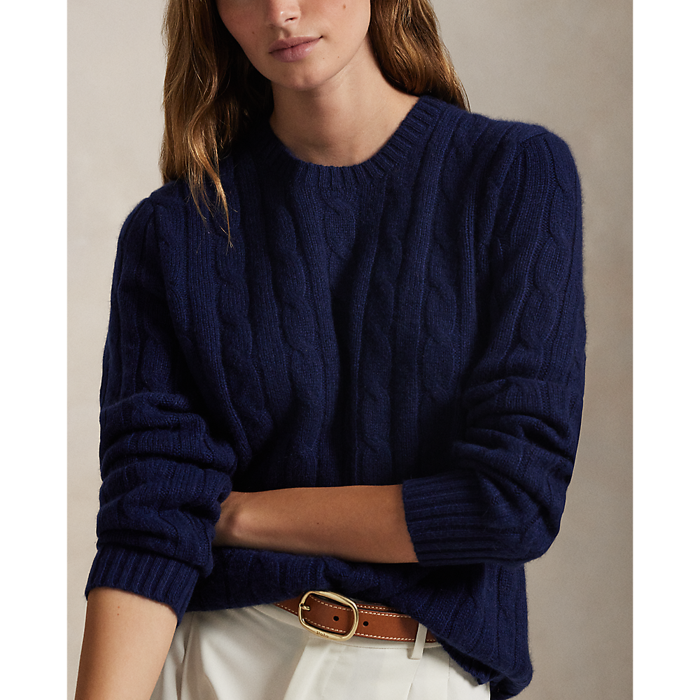 PRL The Iconic Cable-Knit Cashmere Jumper/Pulover 710876728008