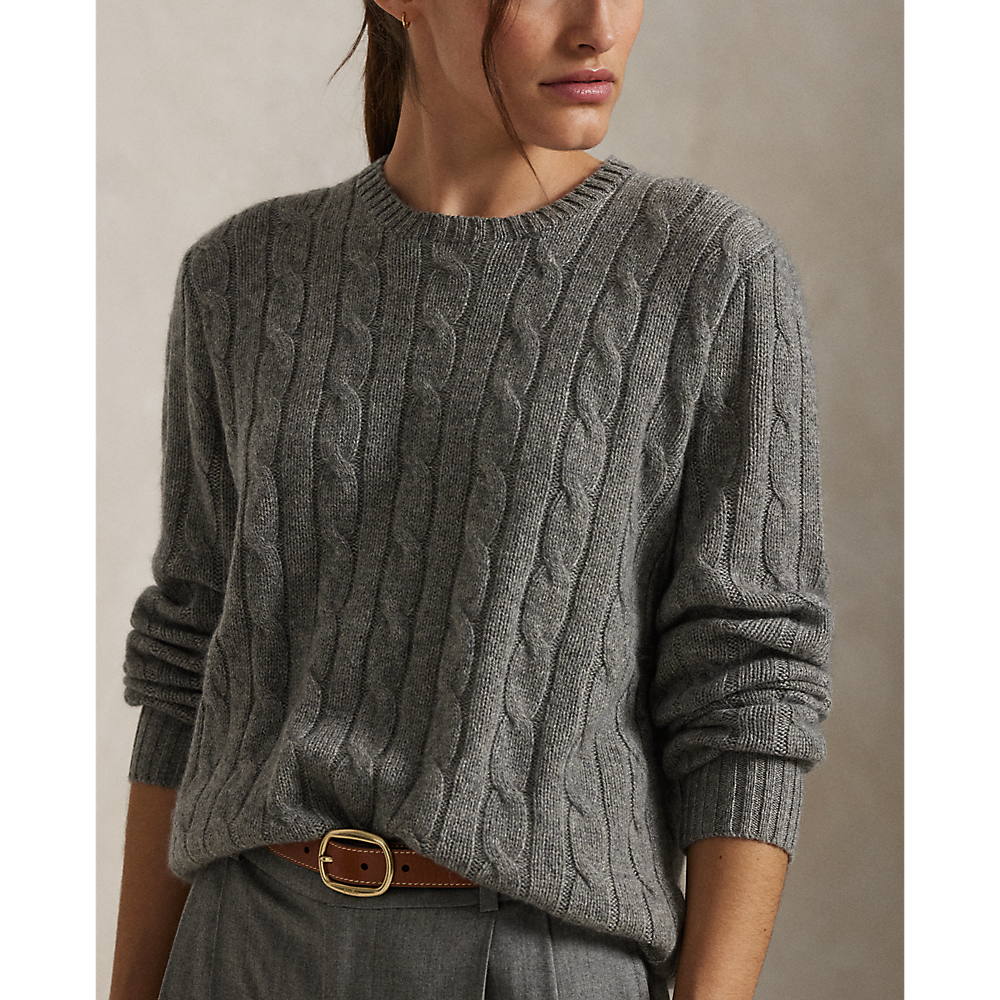PRL The Iconic Cable-Knit Cashmere Jumper/Pulover 710876728009