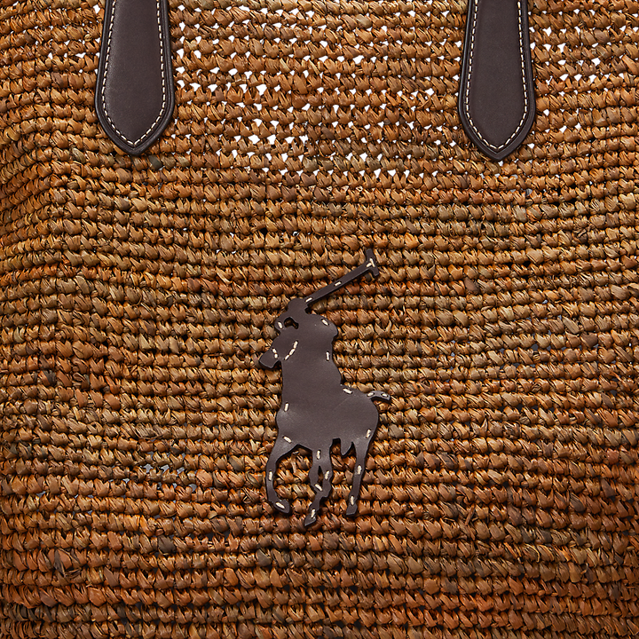 PRL Big Pony Raffia Large Tote/Torba 428923661008