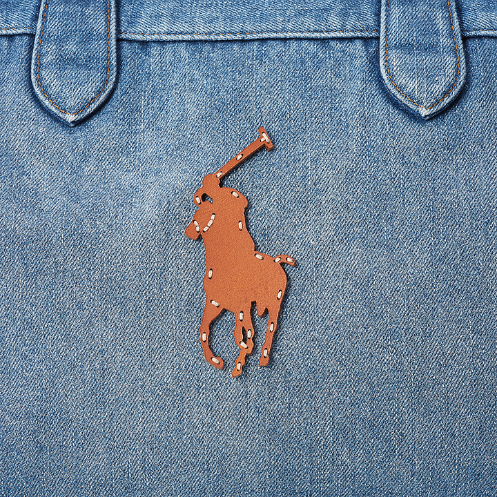 PRL Big Pony Denim Medium Bellport Tote/Torba 428960626001