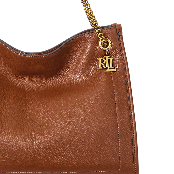 LRL Pebbled Leather Large Bradley Tote Bag/Torba 431969352001