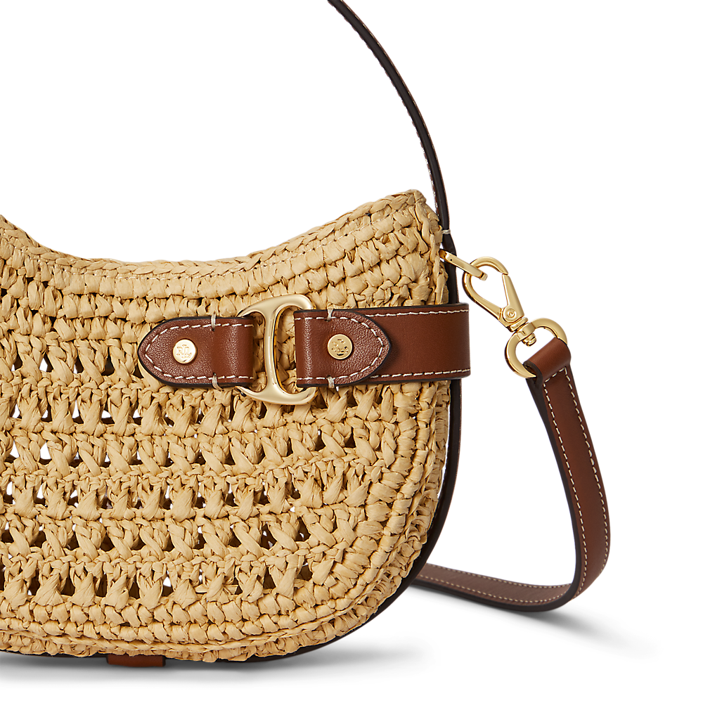 LRL Small Woven Straw Tasha Crossbody Bag/Torba 431982191001