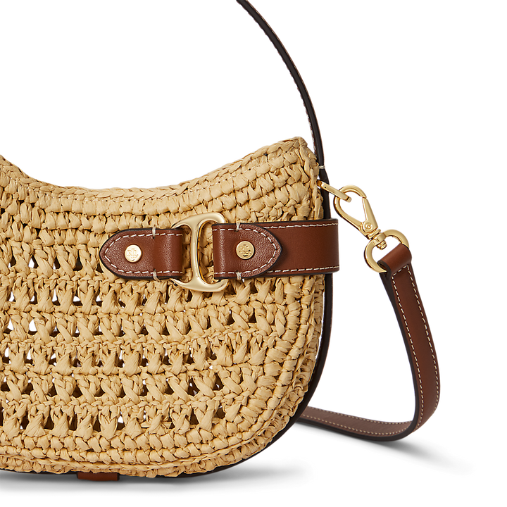 LRL Small Woven Straw Tasha Crossbody Bag/Torba 431982191001