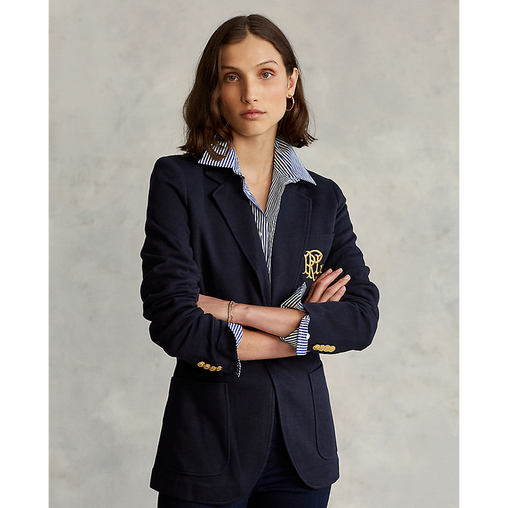 PRL Double-Knit Jacquard Blazer/Sako 211795348002