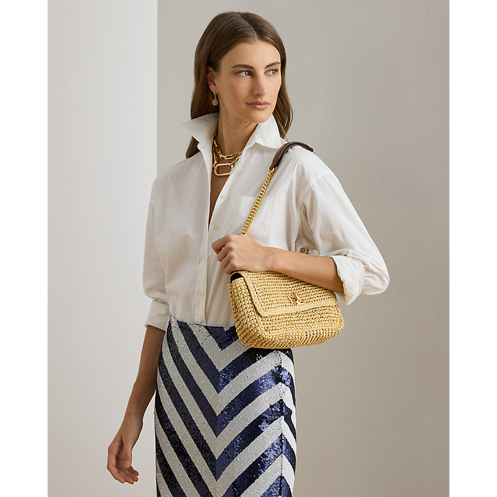 LRL Woven Straw Medium Sophee Bag/Torba 431920043002