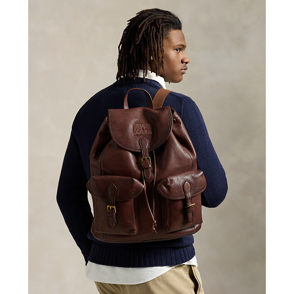 PRL Heritage Leather Backpack/Ruksak 405946036001