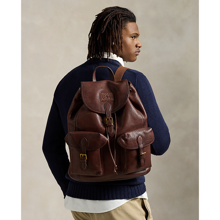 PRL Heritage Leather Backpack/Ruksak 405946036001