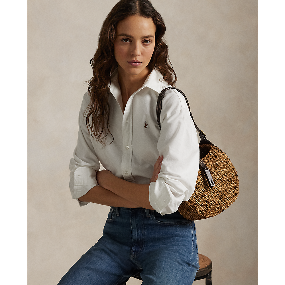 PRL Polo ID Raffia Small Shoulder Bag/Torba 428955916001