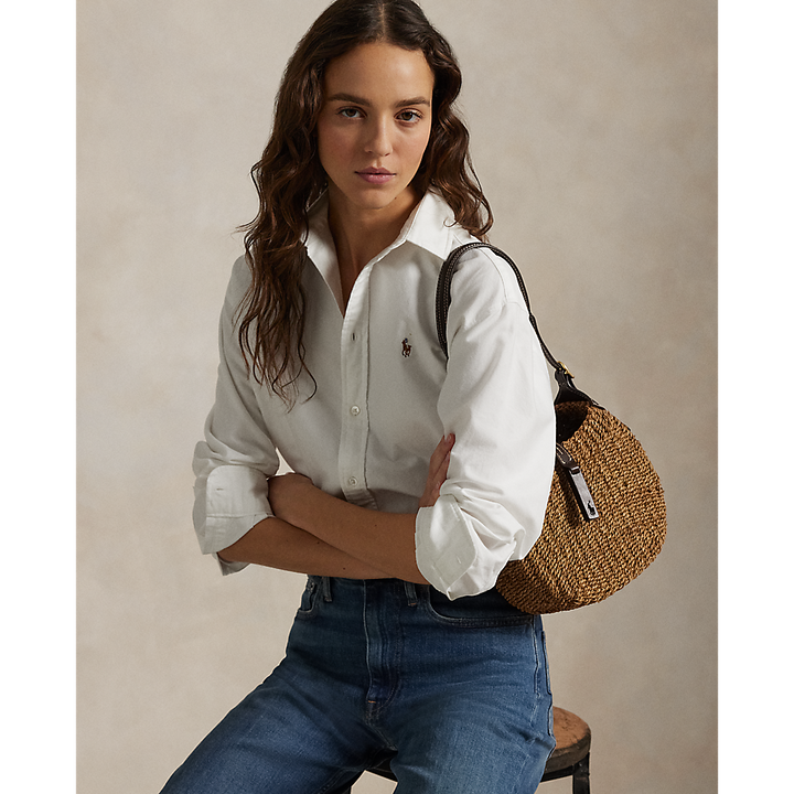 PRL Polo ID Raffia Small Shoulder Bag/Torba 428955916001