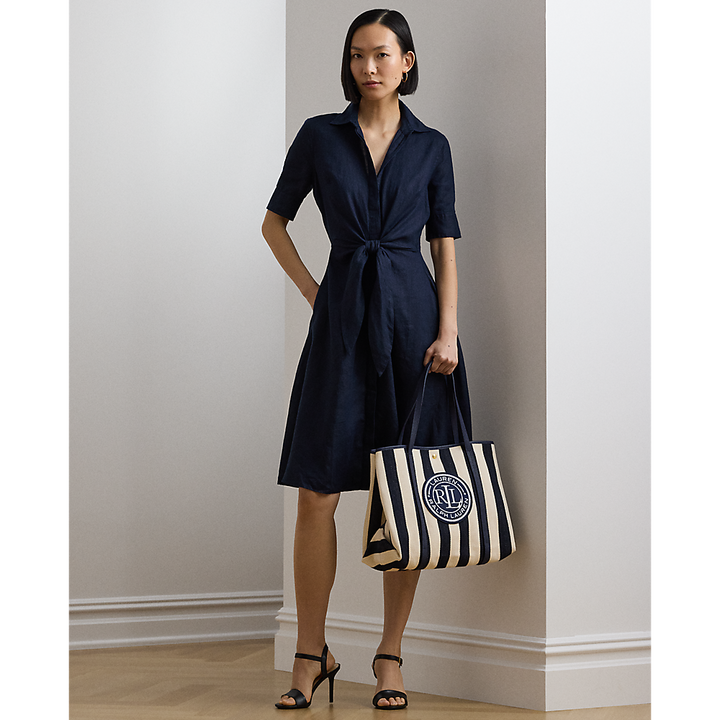 LRL Striped Herringbone Large Emerie Tote/Torba 431956937001