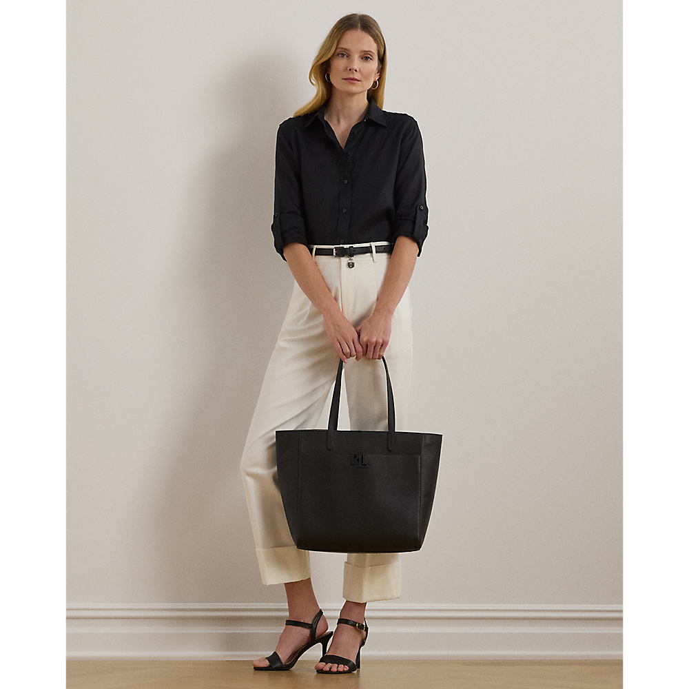 LRL Pebbled Leather Large Cameryn Tote Bag/Torba 431960183002