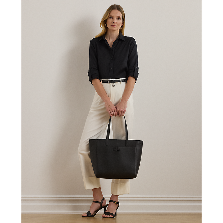 LRL Pebbled Leather Large Cameryn Tote Bag/Torba 431960183002