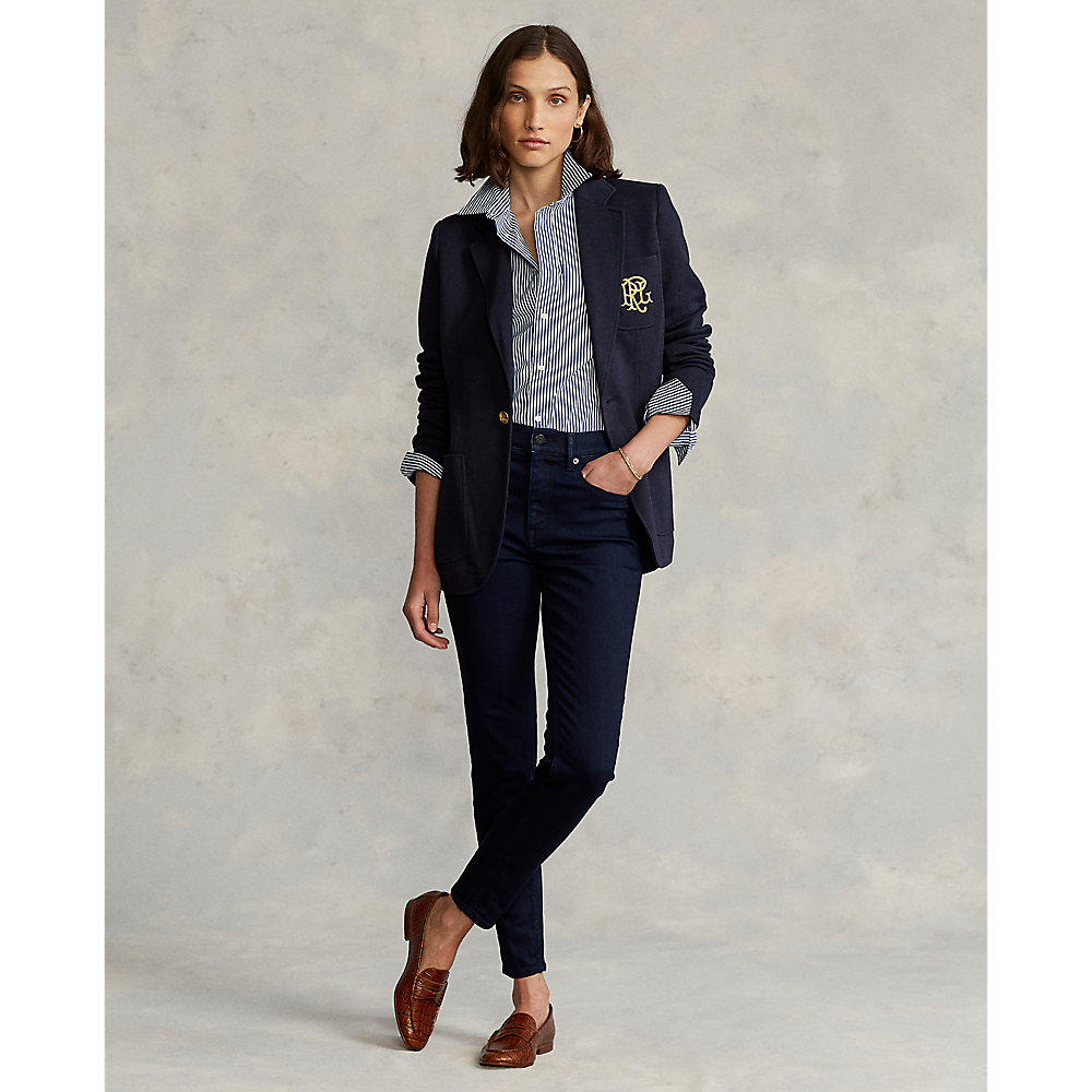 PRL Double-Knit Jacquard Blazer/Sako 211795348002