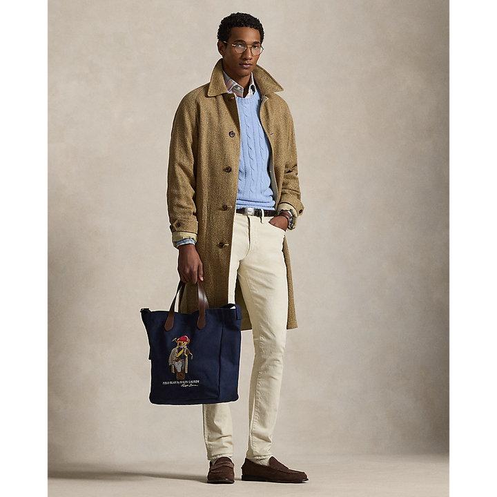 PRL Polo Bear Canvas Shopper Tote/Torba 405P08098001