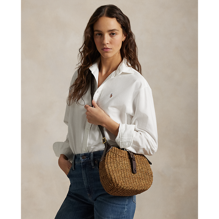 PRL Polo ID Raffia Small Shoulder Bag/Torba 428955916001