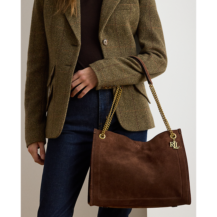 LRL Suede Large Bradley Shopper Tote Bag/ Torba 431969418002