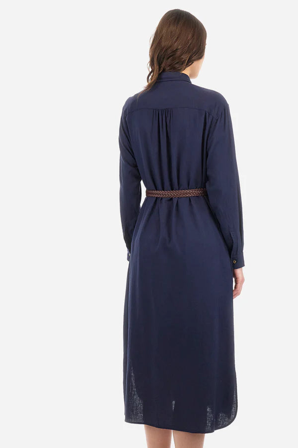 La Martina Dress L/S Viscose Linen /Haljina WAD001-TL336