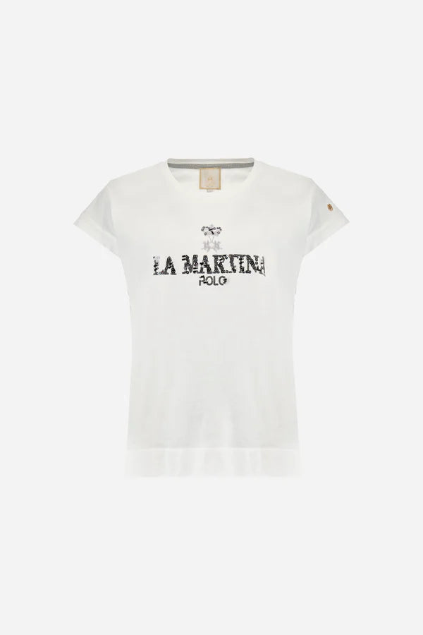 La Martina T-Shirt S/S Jersey /Majica WAR300-JS206