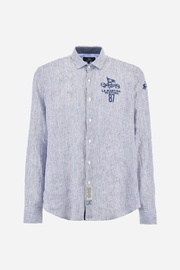 La Martina Shirt Linen /Košulja MAC004-TL142