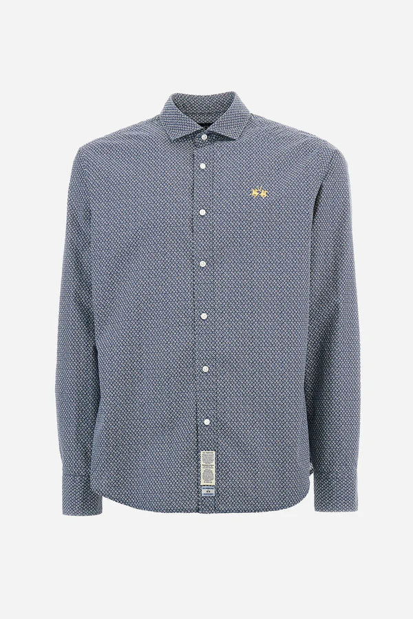 La Martina Shirt Printed Popeline /Košulja MAC013-PP720