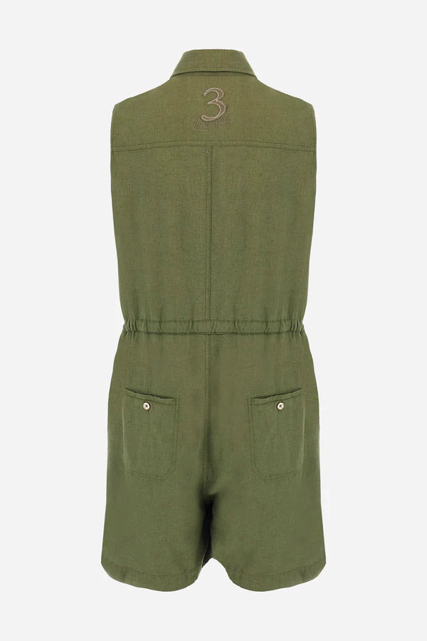 La Martina Sleeveless Jumpsuit /Kombinezon WAD003-TL336