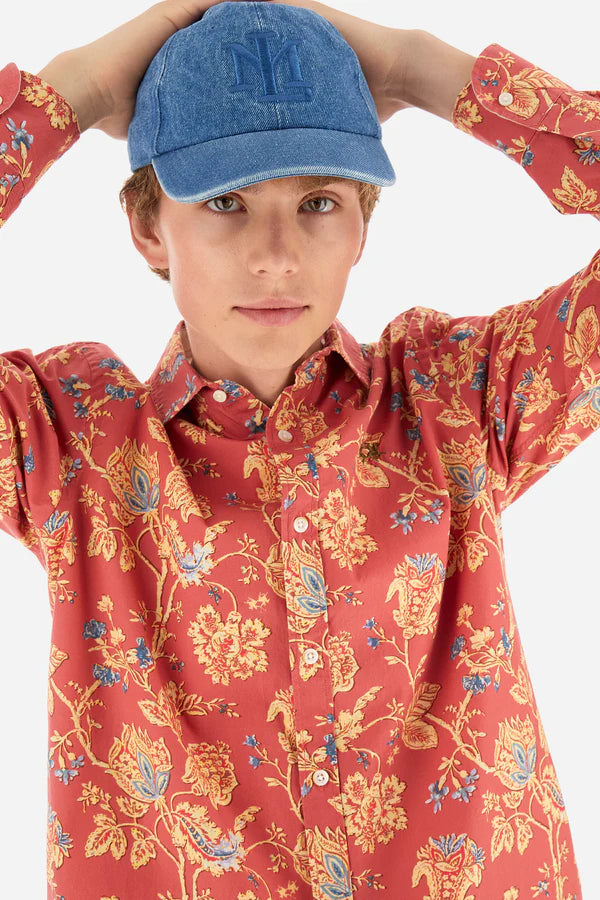 La Martina Shirt Printed Popeline /Košulja MACE01-PP717
