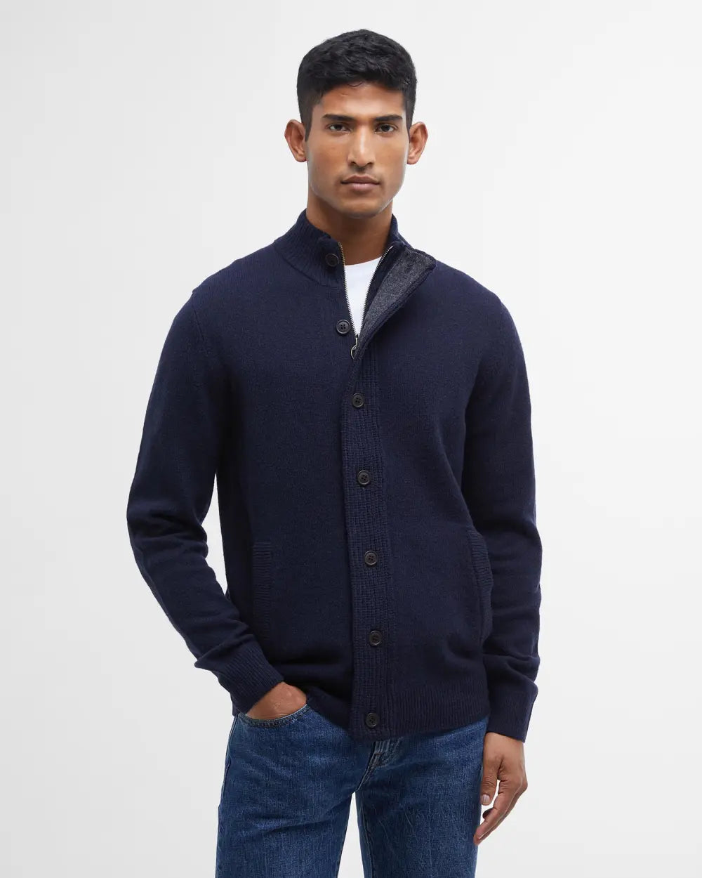 Barbour Ess Patch Zip Cardigan/Pulover MKN0731