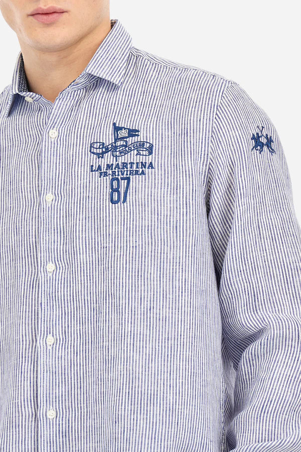 La Martina Shirt Linen /Košulja MAC004-TL142
