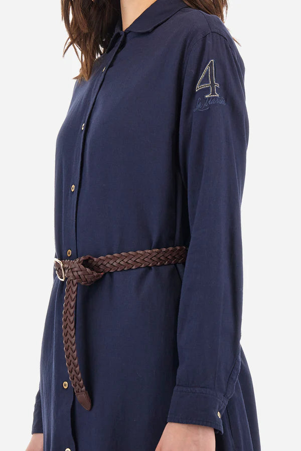 La Martina Dress L/S Viscose Linen /Haljina WAD001-TL336