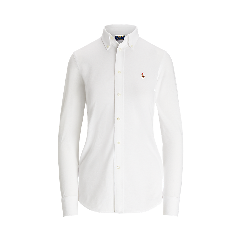 PRL Slim Fit Knit Cotton Oxford Shirt/Košulja 211664427003