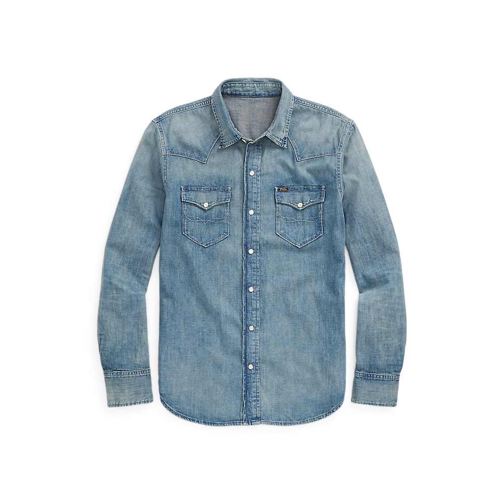 PRL Slub Denim Western Shirt/Košulja 710703936001
