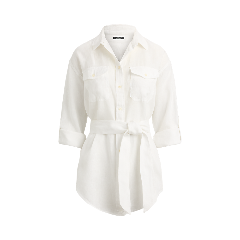 LRL Relaxed Fit Belted Linen Shirt/Košulja 200786629001