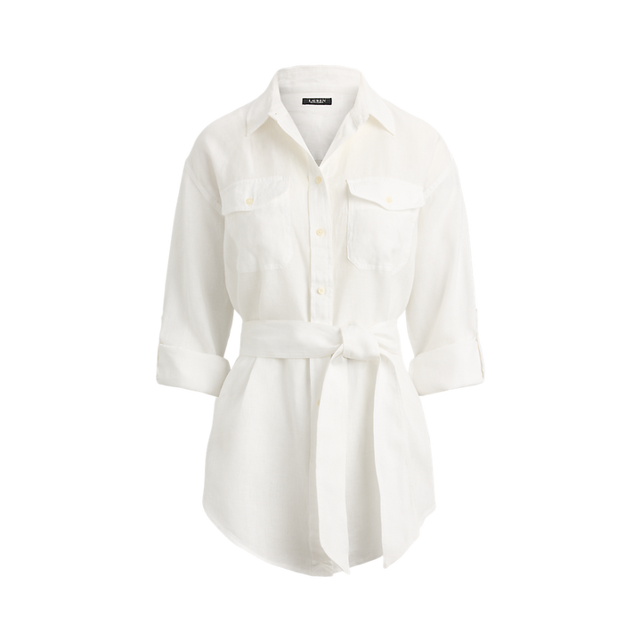 LRL Relaxed Fit Belted Linen Shirt/Košulja 200786629001