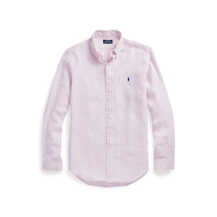 PRL Custom Fit Striped Linen Shirt/Košulja 710873446002