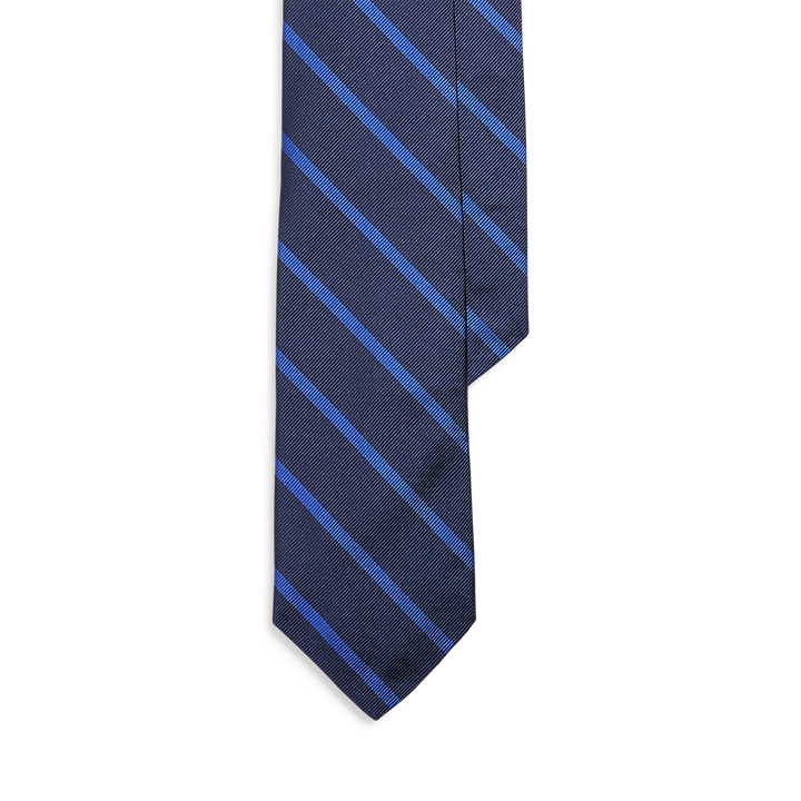 PRL Striped Silk Repp Club Tie/Kravata 712883559005