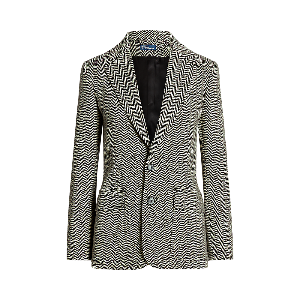 PRL Herringbone Linen-Blend Blazer/Sako 211891070002